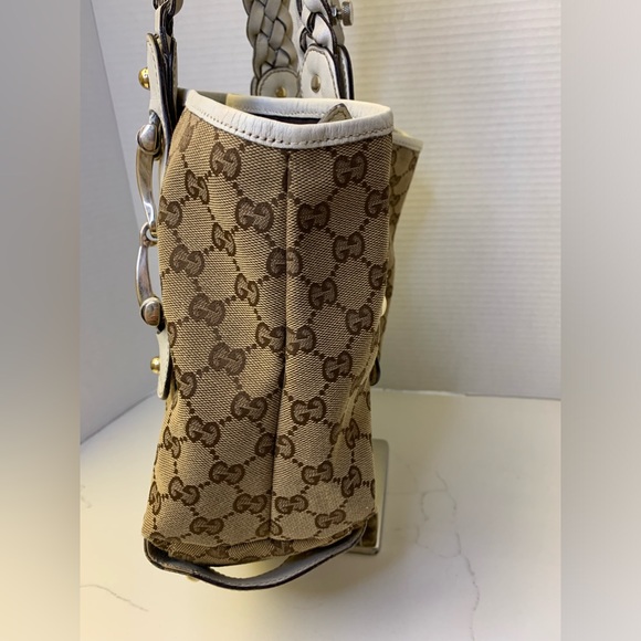 Gucci Monogram Horsebit Pelham Hobo Bag - Picture 9 of 12